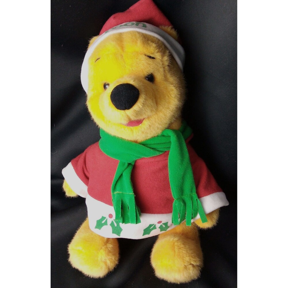 1996 Disney Winnie the Pooh Christmas Plush